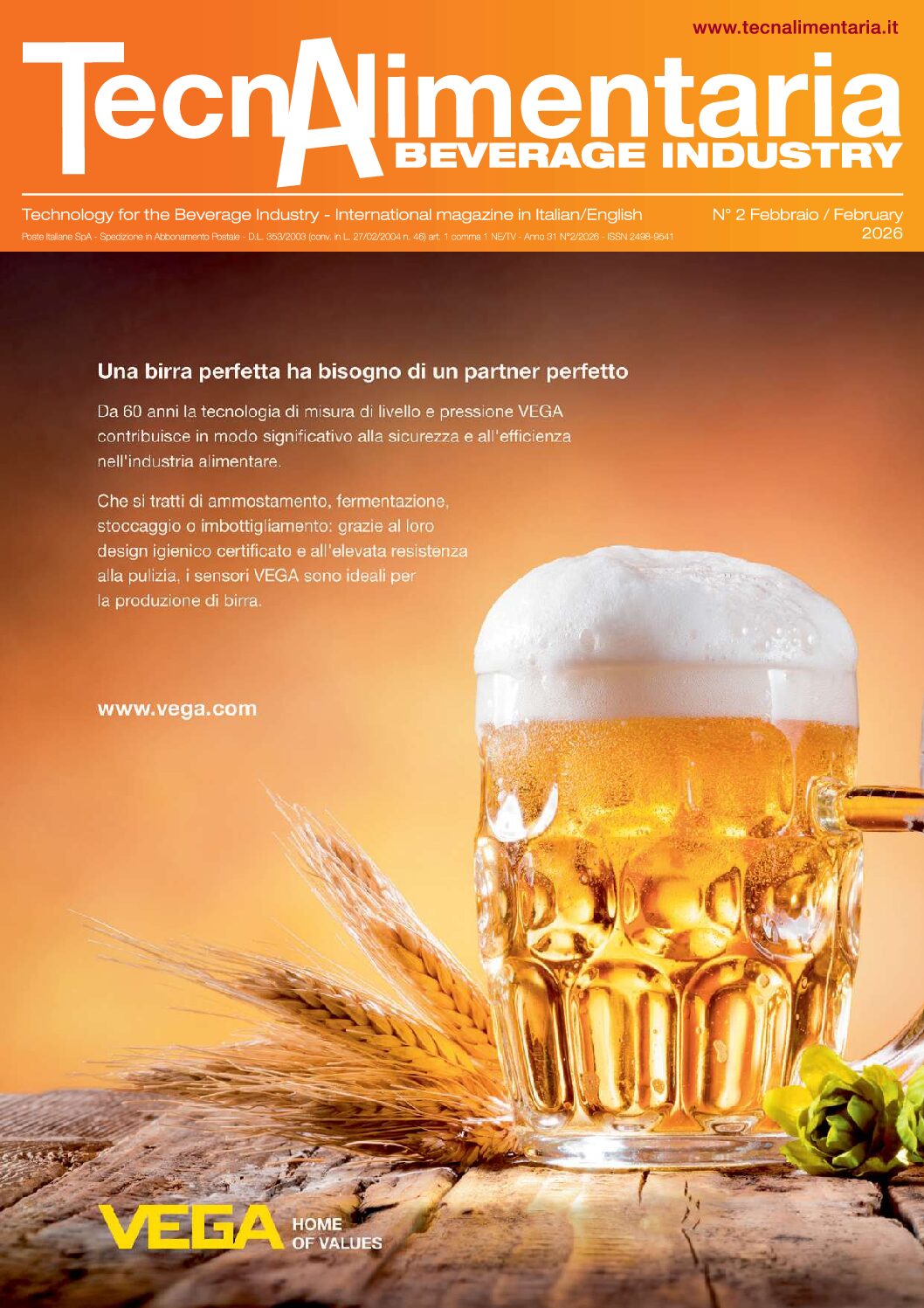 Magazine TecnAlimentaria – BEVERAGE INDUSTRY